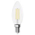 LED žiarovka Filament sviečka / E14 / 3,4 W (40 W) / 470 lm / teplá biela