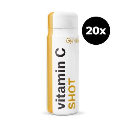 Vitamin C shot - GymBeam, ananás mango, 20 x 60 ml