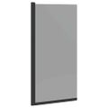 vidaXL Sprchová clona do kúpeľne Čierna 68 x 130 cm Tvrdené sklo