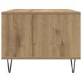 vidaXL Konferenčný stolík dub artisan 60 x 50 x 40 cm Kompozitné drevo