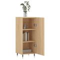 vidaXL Komoda dub sonoma 34,5x34x90 cm spracované drevo