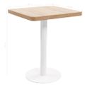 vidaXL Bistro stolík bledohnedý 60x60 cm MDF