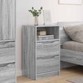 vidaXL Nočné stolíky 2 ks Sivý Sonoma 40 x 30 x 467 cm