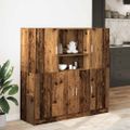 VidaXL 3-dielna súprava kuchynských skriniek Old Wood Engineered Wood
