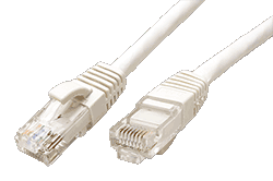 UTP patchkabel kat. 6, LSOH, bílý, 5m
