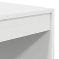 vidaXL Stôl Biela 125,5 x 50 x 127 cm 2 ks