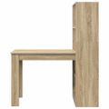 vidaXL Stôl Sonoma dub Kompozitné drevo 122 x 67 x 145 cm