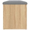 vidaXL Úložná lavica, dub sonoma, 102x42x45 cm, technické drevo