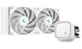 DEEPCOOL vodný chladič LE520 / 2x120 mm fan / ARGB / Intel i AMD (LG1700) / biely Vodný chladič, pre CPU, pre Intel i AMD, 2× 120mm ARGB ventilátor, socket 1700, 1200, 115x, AM5, AM4, biely