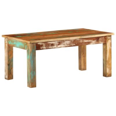 vidaXL Konferenčný stolík 100x55x45 cm recyklovaný masív