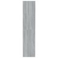 vidaXL Knižnica/deliaca stena sivá sonoma 80x30x135cm kompozitné drevo