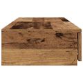vidaXL Zásuvky pod posteľ Staré drevo 120 x 36,5 x 16,5 cm