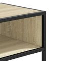 vidaXL Konzolový stolík dub sonoma 90x35x80 cm kompozitné drevo