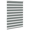vidaXL Zebra roleta tmavošedá 105x150 cm šírka látky 100,9cm polyester