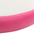 vidaXL Nafukovací gymnastický matrac s pumpou 100x100x15 cm PVC ružový