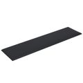 vidaXL Nástenný čelník 12 ks 60 x 15 cm Čierny látka
