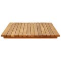 vidaXL Vrchná doska 110 x 55 x 3,5 cm Obdĺžnikový Husté teakové drevo