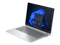 AI PC - dizajn so závesom 177 stupňov - Intel Core Ultra 7 - 255U / až 5.2 GHz - Win 11 Pro - Intel Graphics - 32 GB RAM - 512 GB SSD NVMe - 14" IPS 1920 x 1200 - Gigabit Ethernet - Wi-Fi 7, Bluetooth - strieborný hliník - kbd: česká/slovenská - s HP 3 roky podpory notebooku v mieste