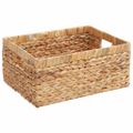 vidaXL Úložné košíky 3 ks Vodný hyacint 40 x 30 x 18 cm Prírodná