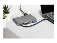 Dokovacia stanica - USB-C 3.2 Gen 1 / Thunderbolt 3 / Thunderbolt 4 - DP, HDMI, VGA - 1GbE