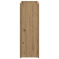 vidaXL Stojan na slnečník s úložiskom Remeselný dub 40 x 20 x 55,5 cm