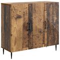 vidaXL Servírovacia skriňa Staré drevo 89 x 34,5 x 80 cm