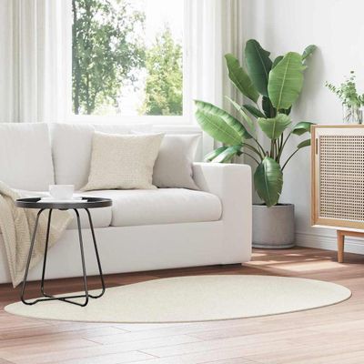 vidaXL Kusové koberce HUARTE Krémová 120 x 170 cm Polyester