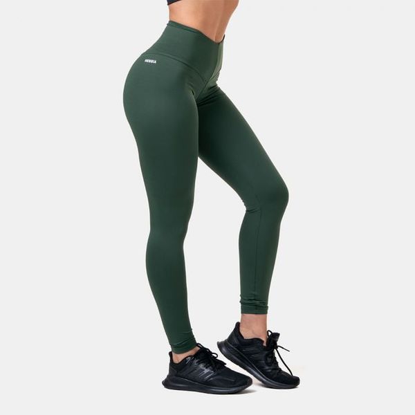 Dámske legíny Classic Hero High Waist Green – NEBBIA, veľkosť S