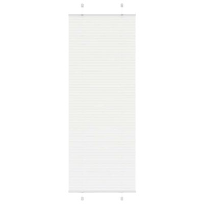 vidaXL plisovaná roleta biela 75x200 cm šírka látky 74,4 cm