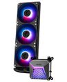 MSI vodný chladič CPU MAG CORELIQUID A15 360/ 3x 120mm ARGB fan Vodné chladenie, pre CPU, pre Intel i AMD, 3× 120mm ARGB ventilátor, socket 1700, 1851, AM5, AM4, čierny
