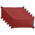 vidaXL Poťah na podložku 6 ks HOUTEN Víno červené 40 x 70 cm Polyester