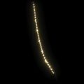 vidaXL LED Vianočný stromček so zemnými kolíkmi Teplá biela 306 cm Kov