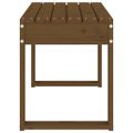 vidaXL Záhradná lavica medovohnedá 80x38x45 cm masívna borovica