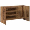vidaXL Skrinka na gramofónové platne Staré drevo 78,5 x 35 x 45 cm