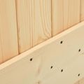 vidaXL Dvere NARVIK 100 x 210 cm Masívne borovicové drevo (neupravené)