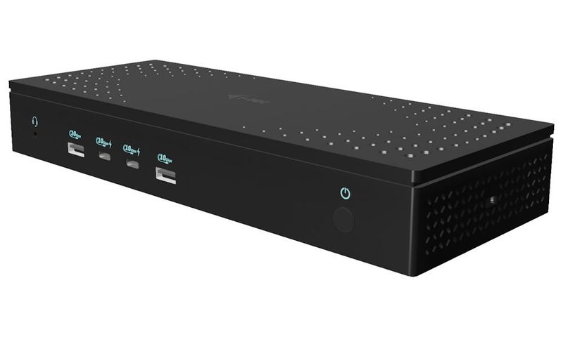 i-tec Universal 5x 4K Display Docking Station, Power Delivery 100W Dokovací stanice, USB-C, kompatibilní s Thunderbolt 3/4 a USB4, 2× DP, 3× HDMI, 2× USB-C, 3× USB 3.1, 1× RJ-45, PD 100W