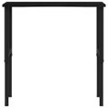 vidaXL pracovný stôl tmavohnedý 100x60x(71,5-98) cm masívny dub
