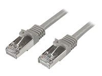 Category 6 - 26AWG (N6SPAT3MGR) - Patch kábel - RJ-45 (M) do RJ-45 (M) - 3 m - SFTP - CAT 6 - lisovaný, prevedenie bez hrbolčekov - sivá