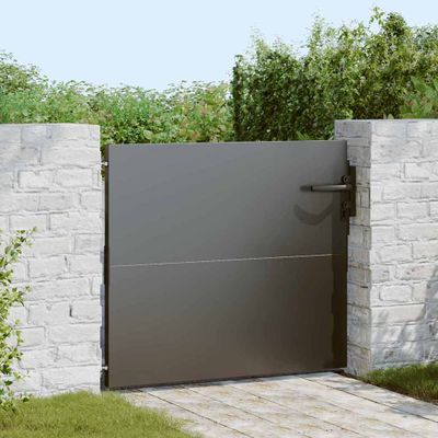 vidaXL Záhradná brána 85 x 100 cm Povrchovo upravená oceľ Zamykateľné