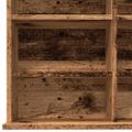 vidaXL CD skrinka staré drevo 102x23x177,5 cm kompozitné drevo
