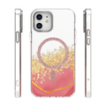 Epoxy Mag púzdro pre iPhone 12 / 12 Pro 6,1" ružové