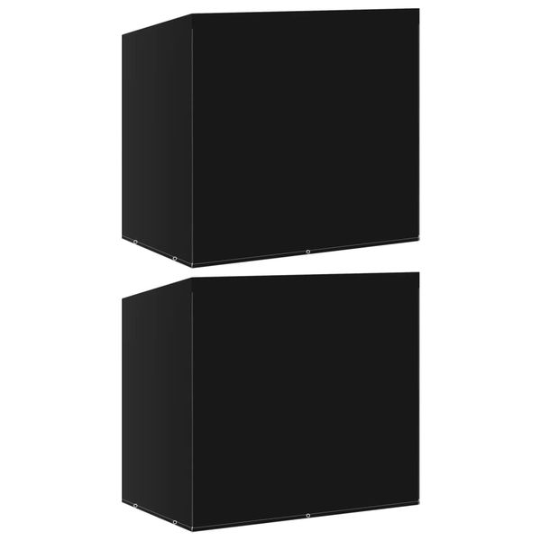 vidaXL Plachty na záhradnú hojdačku 2ks 6 očiek 135x105x175 cm
