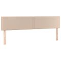vidaXL Boxspring posteľ s matracom kapučínová 160x200 cm umelá koža