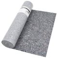 vidaXL Ochranný koberec z flícu, 50 m, 280 g/m², sivý
