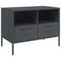 vidaXL TV skrinky 2 ks antracitové 68x39x50,5 cm oceľ