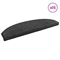 vidaXL Samolepiace schodové rohože 15 ks 80 x 24,5 x 3,5 cm