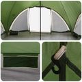 vidaXL Tipi stan so strechou Zelená Pre 18 osôb Polyester a oceľ