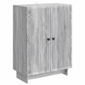 vidaXL Servírovacia skriňa Sivá sonoma 66 x 34,5 x 90 cm