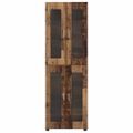 vidaXL Highboard FLORIN 60 x 35 x 182 cm Staré drevo Kompozitné drevo
