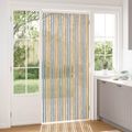 vidaXL Záves proti hmyzu z chenille Šedá a béžová 100 x 220 cm 100% PP